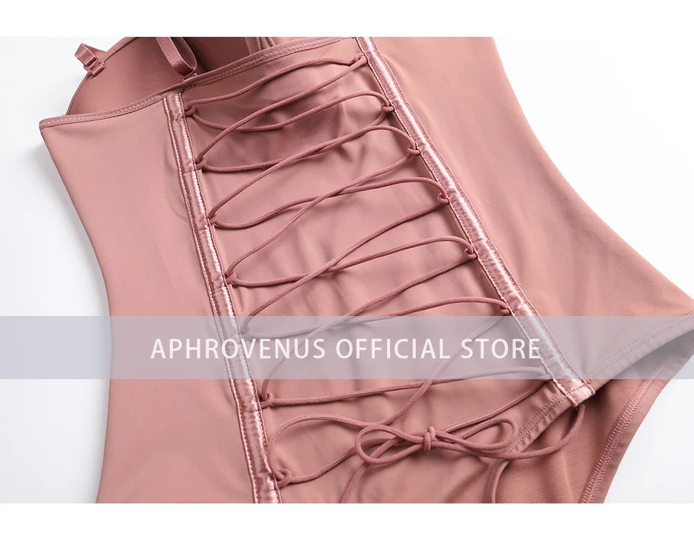 Fajas Colombianas Shapewear for Women Back Lace-up Thong Tummy Control Plus Size Postpartum Body Shaper Butt Lifting Bodysuit