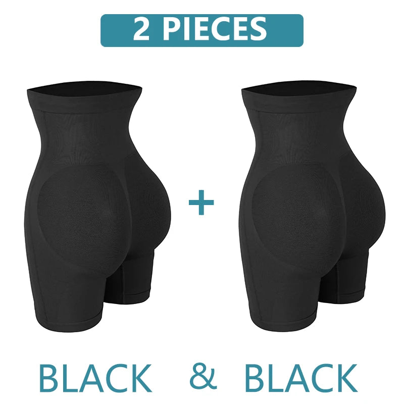 High Waist Seam-free Body Shaper Shorts Shapewear Women Tummy Control Thigh Slimming Sculpting Butt Lifter Mesh Buttock Enhancer