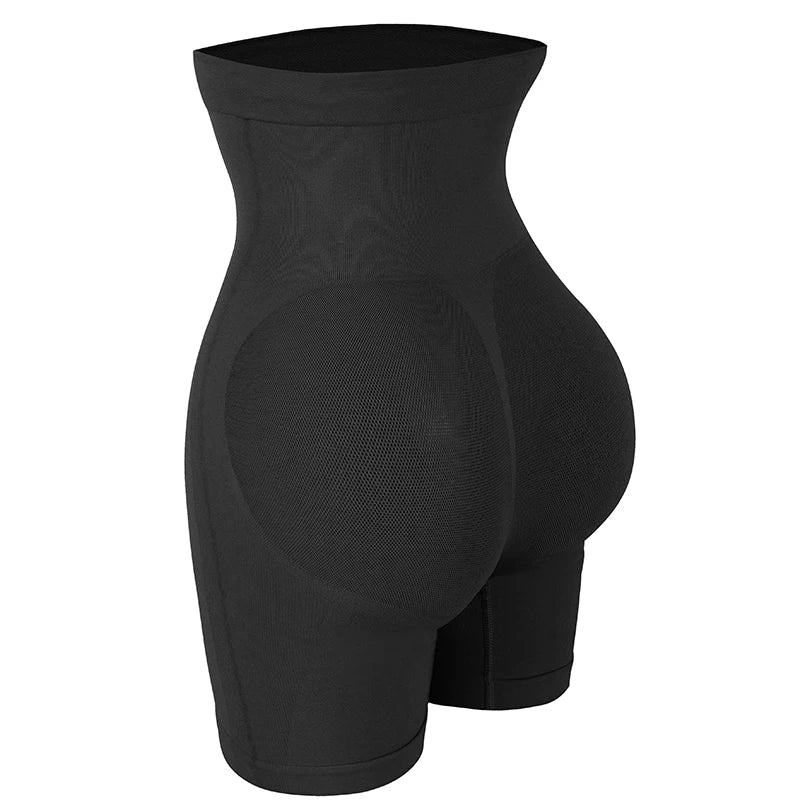 High Waist Seam-free Body Shaper Shorts Shapewear Women Tummy Control Thigh Slimming Sculpting Butt Lifter Mesh Buttock Enhancer