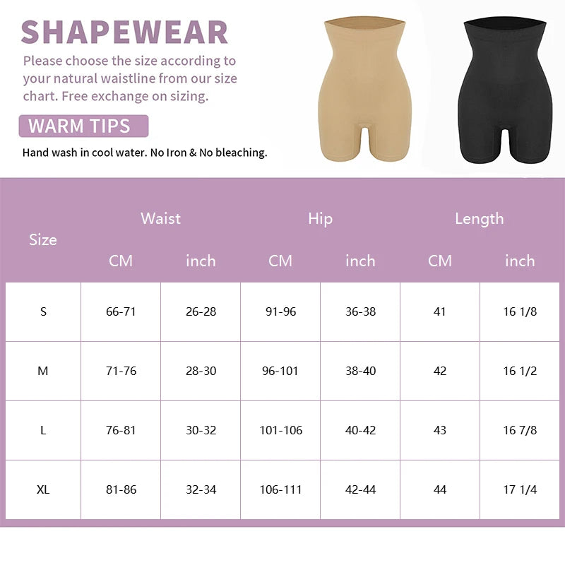 High Waist Seam-free Body Shaper Shorts Shapewear Women Tummy Control Thigh Slimming Sculpting Butt Lifter Mesh Buttock Enhancer