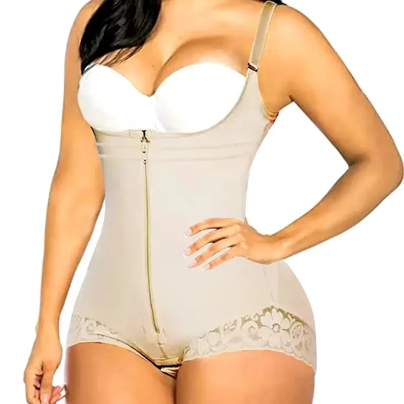 High Compression Bodysuits Shapewear Fajas Colombianas Corrective Girdles Tummy Control Panties BBL Slimming Body Shaper