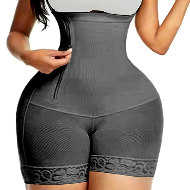 High Compression Bodysuits Shapewear Fajas Colombianas Corrective Girdles Tummy Control Panties BBL Slimming Body Shaper